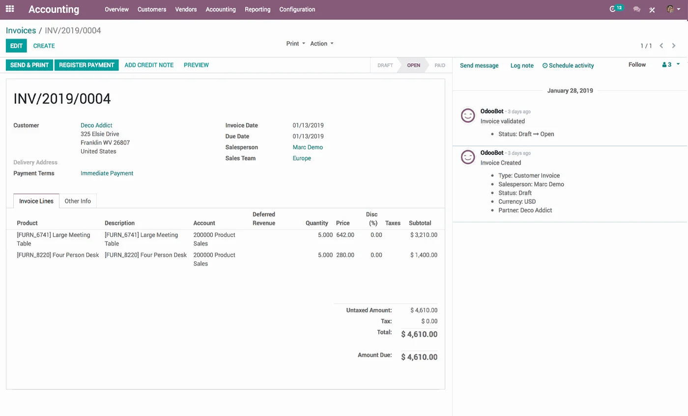 Odoo CRM Software